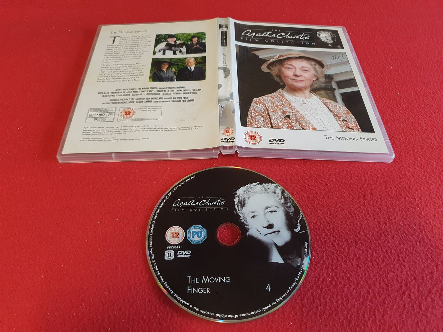 AGATHA CHRISTIE MISS MARPLE THE MOVING FINGER till DVD