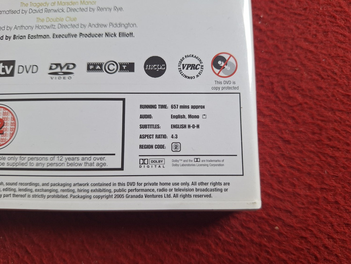 AGATHA CHRISTIE POIROT COLLECTION 2 BOX DVD