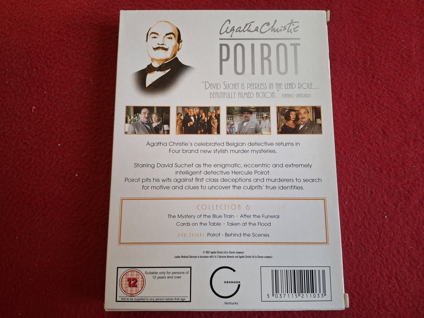 AGATHA CHRISTIE POIROT COLLECTION 6 BOX DVD