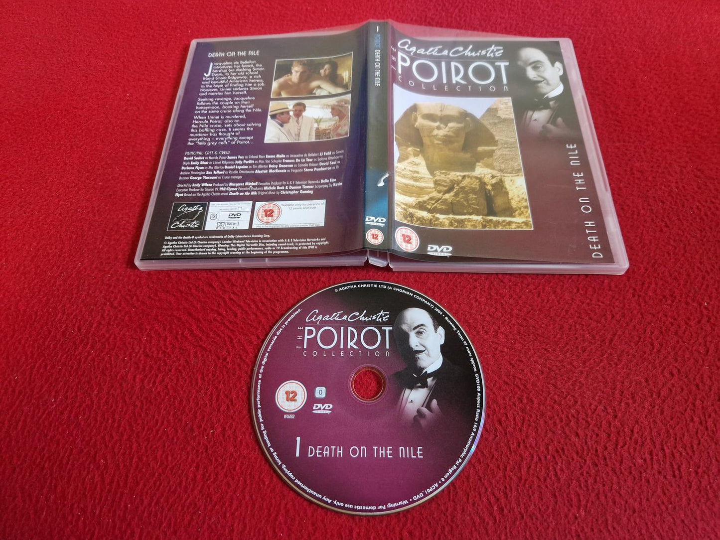 AGATHA CHRISTIE POIROT DEATH ON THE NILE DVD