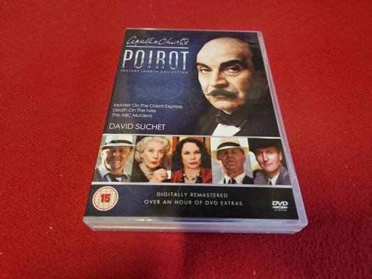 AGATHA CHRISTIE POIROT MURDER ON THE ORIENT EXPRESS mfl BOX till DVD