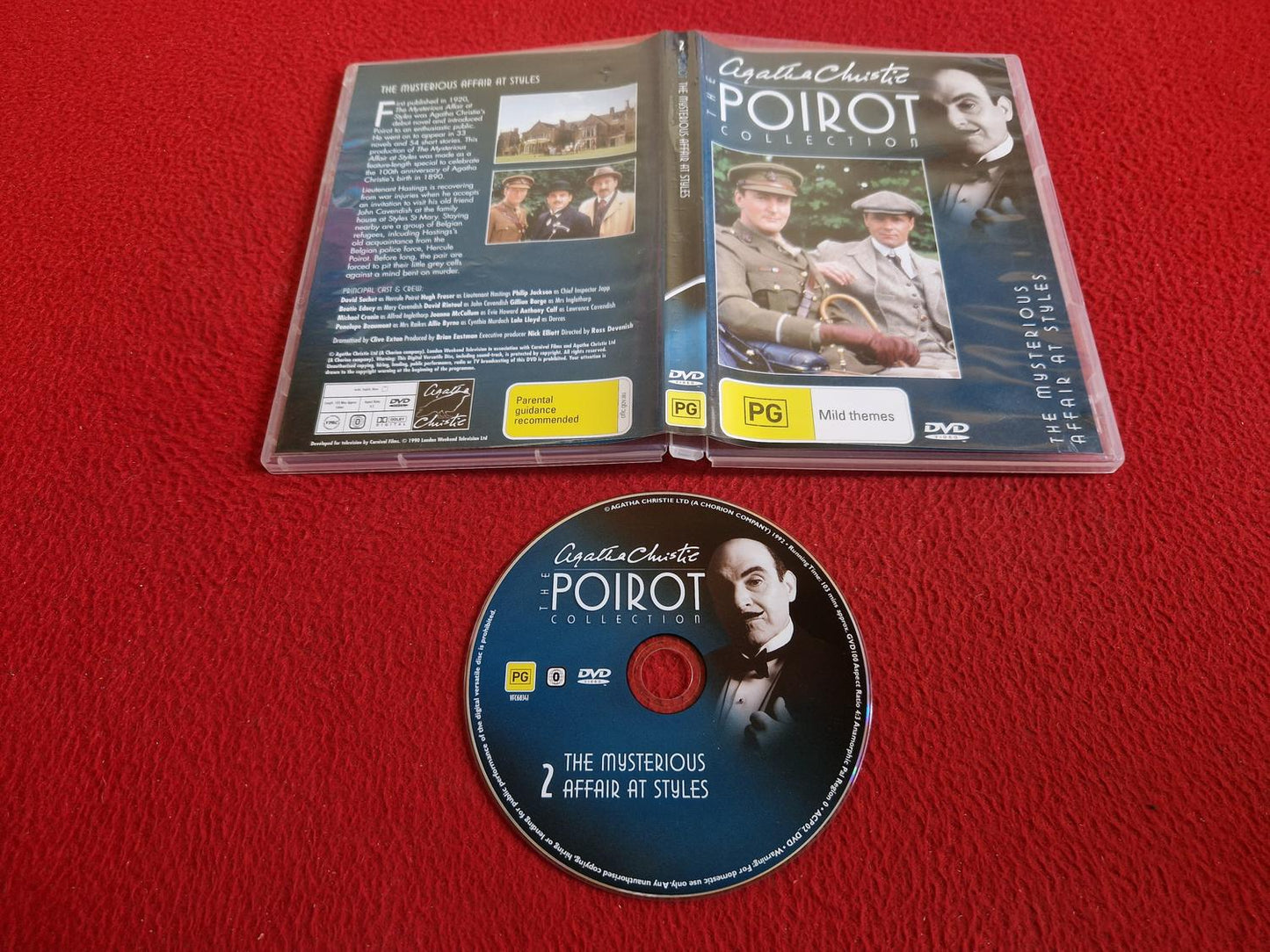 AGATHA CHRISTIE POIROT THE MYSTERIOUS AFFAIR AT STYLES DVD