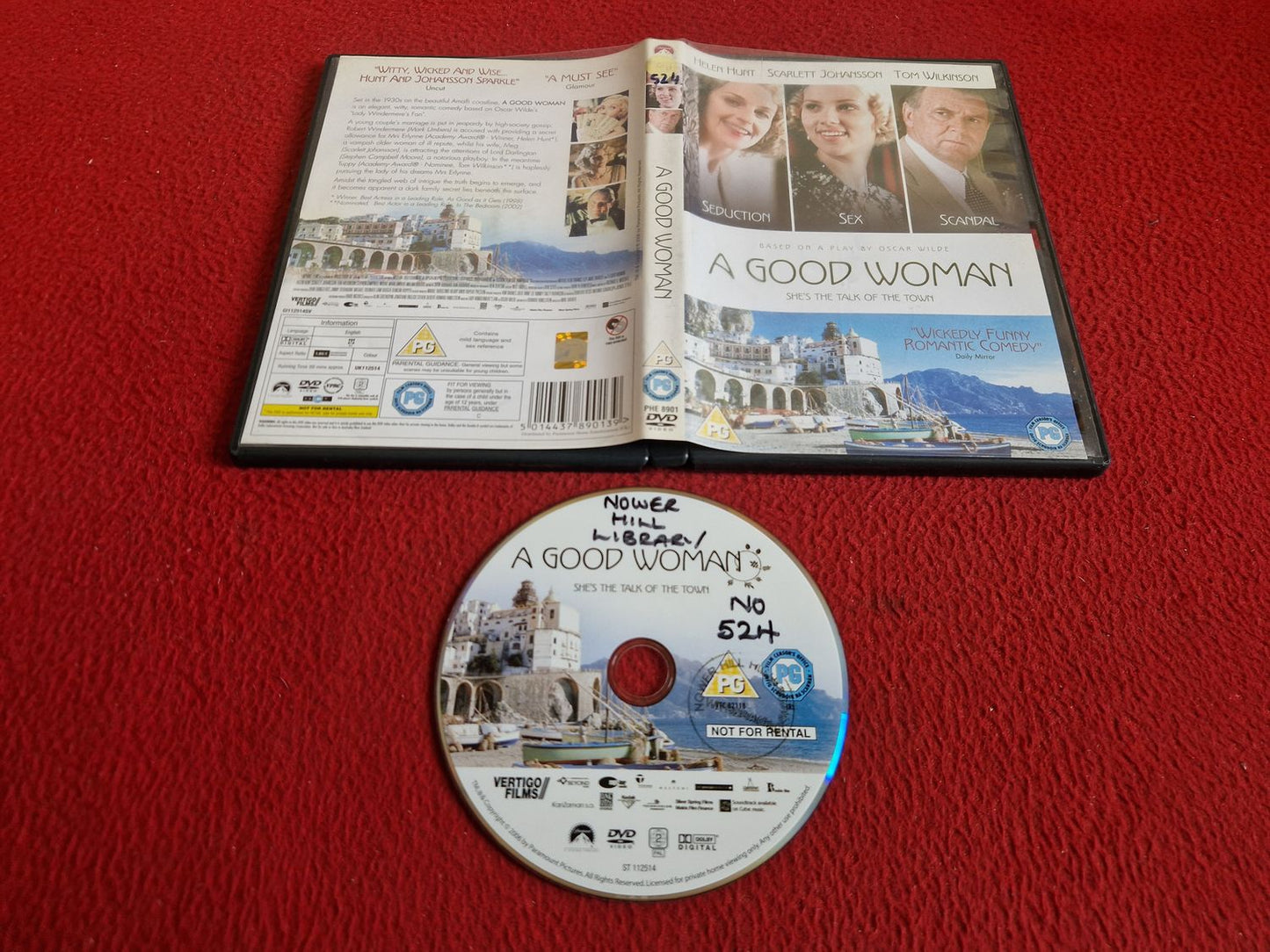 A GOOD WOMAN DVD
