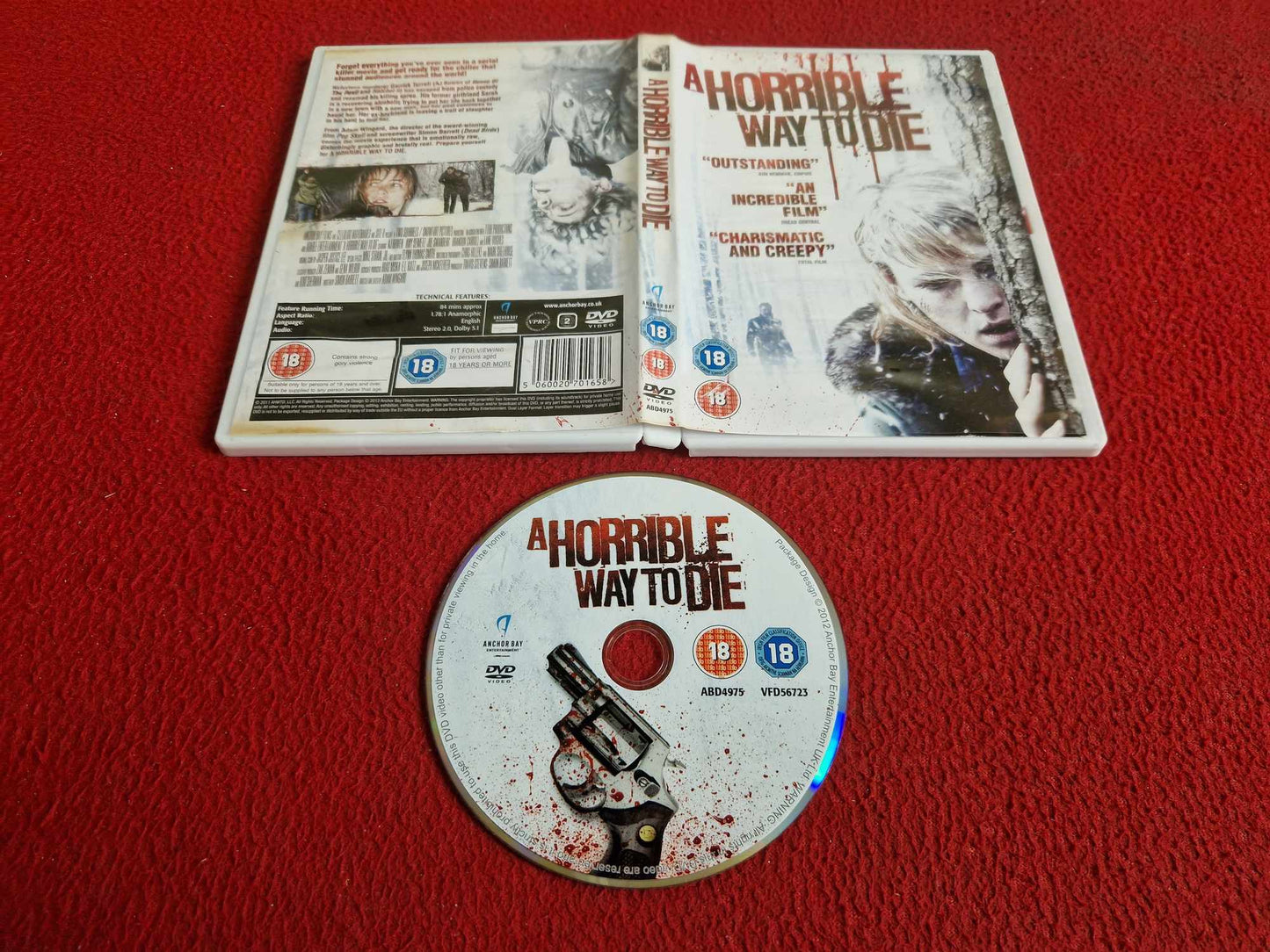 A HORRIBLE WAY TO DIE DVD