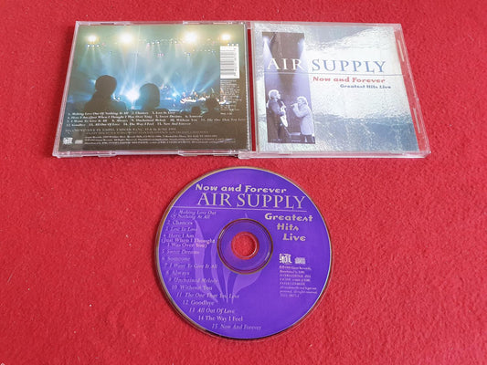 AIR SUPPLY NEW AND FOREVER GREATEST HITS LIVE till CD