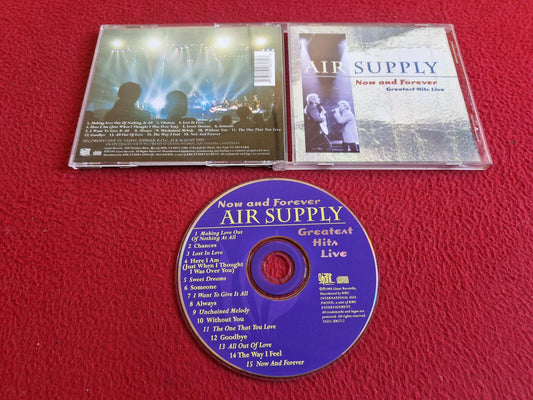 AIR SUPPLY NOW AND FOREVER GREATEST HITS LIVE CD