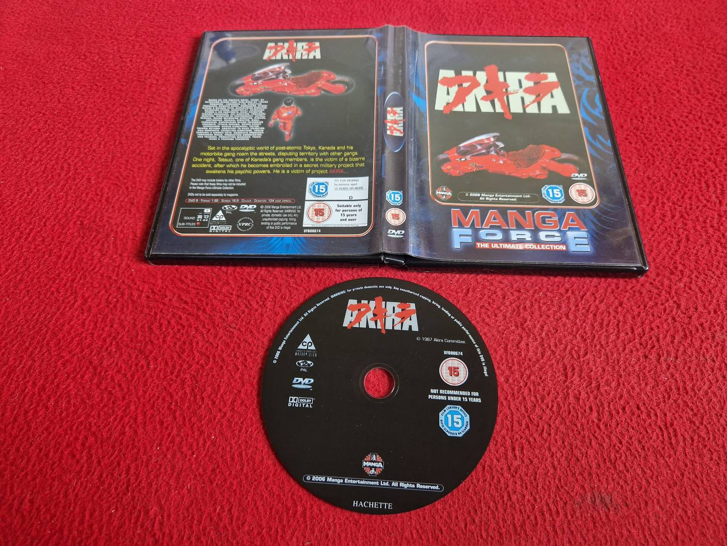 AKIRA [ JAPANSKT el ENGELSKT TAL / ENGELSK TEXT ] DVD