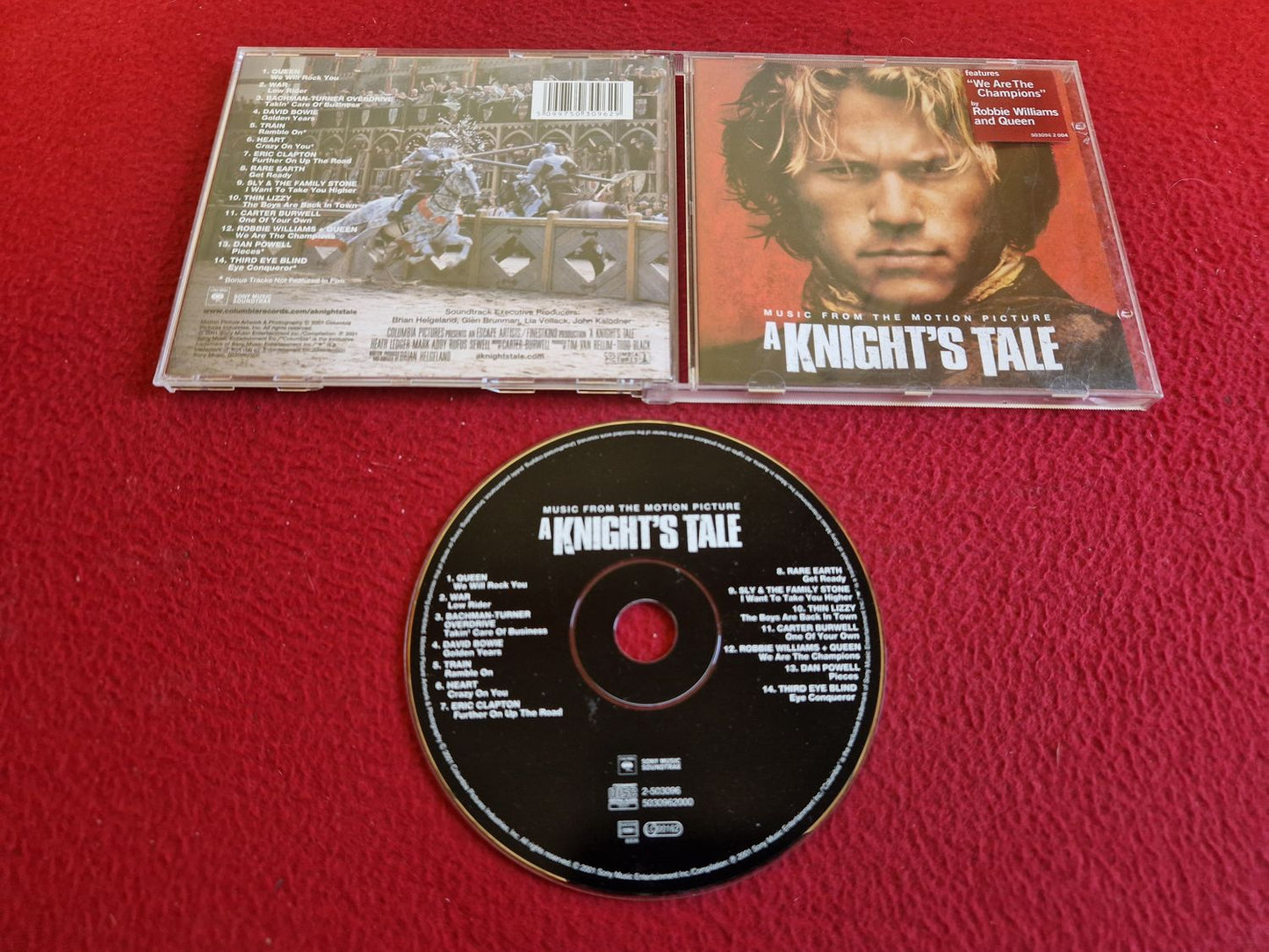 A KNIGHT'S TALE MUSIC FROM THE MOTION PICTURE CD