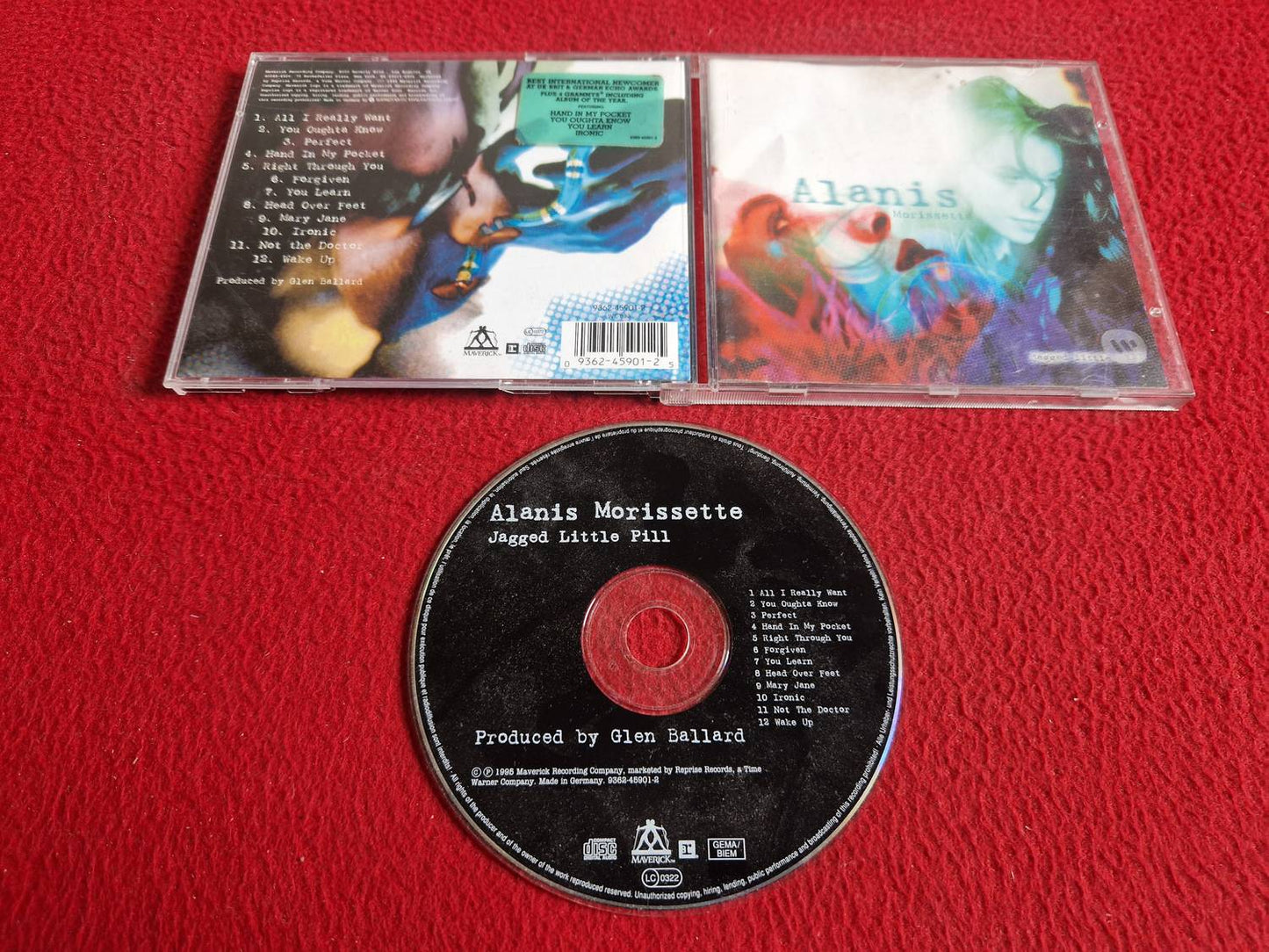 ALANIS MORISSETTE JAGGED LITTLE PILL CD