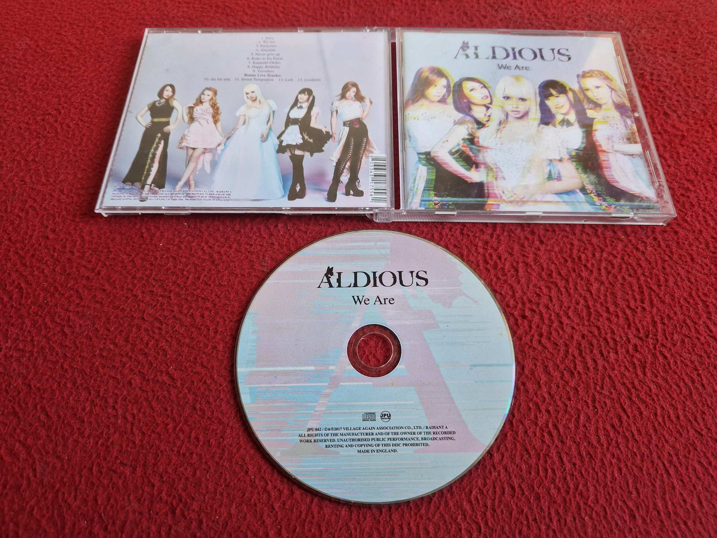 ALDIOUS WE ARE CD