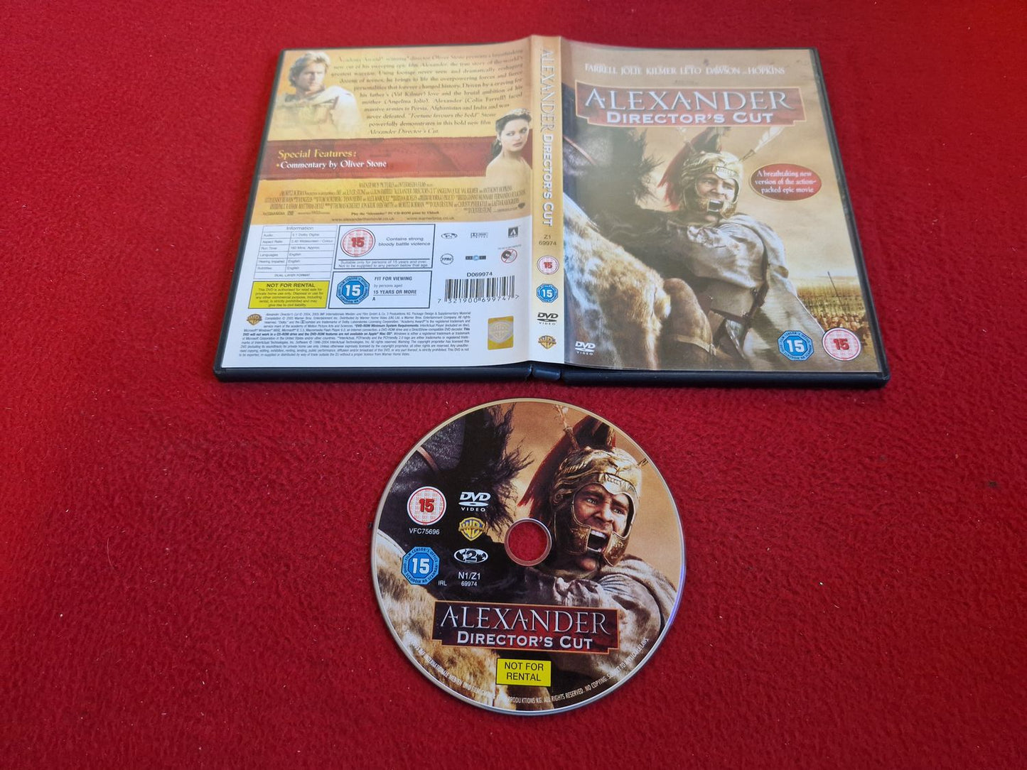 ALEXANDER DIRECTOR'S CUT DVD