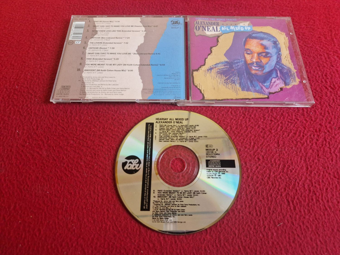 ALEXANDER O'NEAL ALL MIXED UP CD