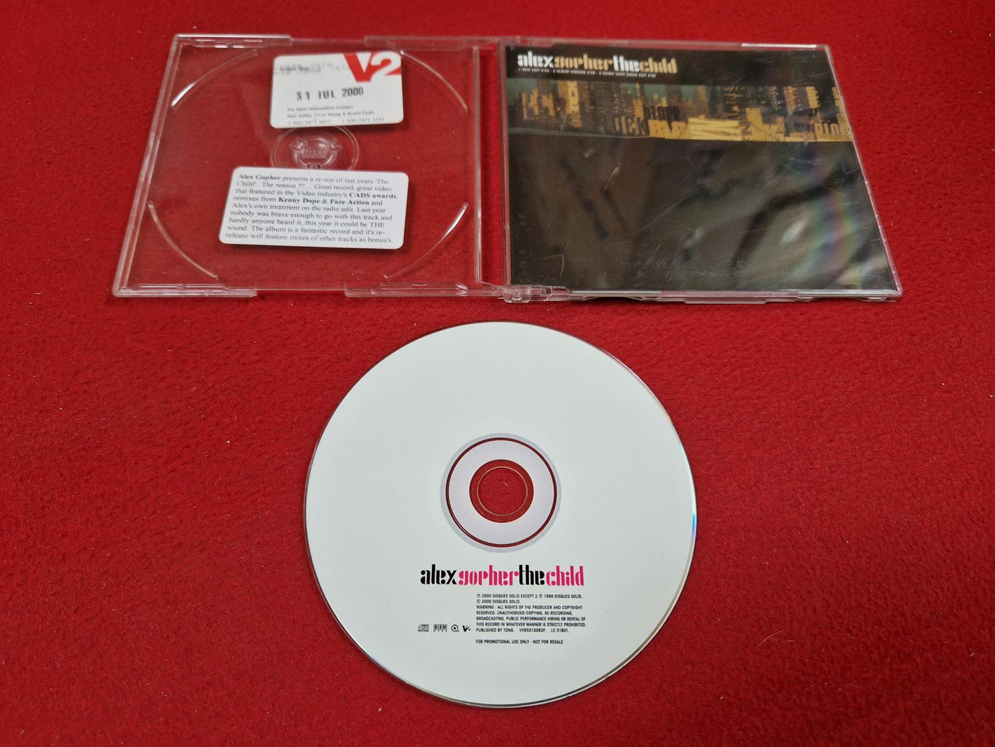 ALEX GOPHER THE CHILD SINGEL till CD