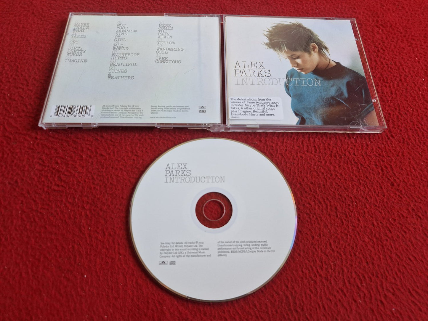 ALEX PARKS INTRODUCTION CD