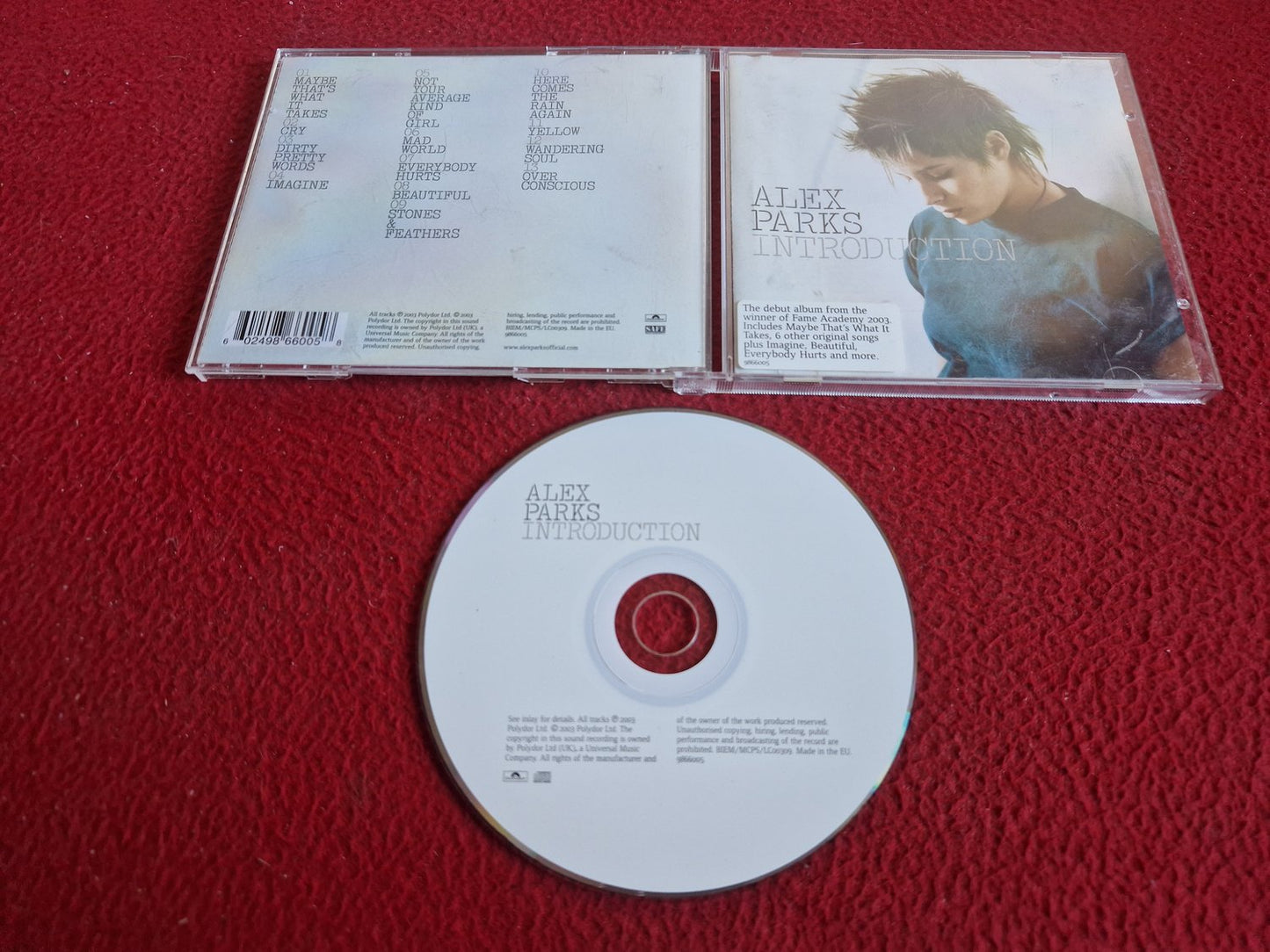 ALEX PARKS INTRODUCTION CD