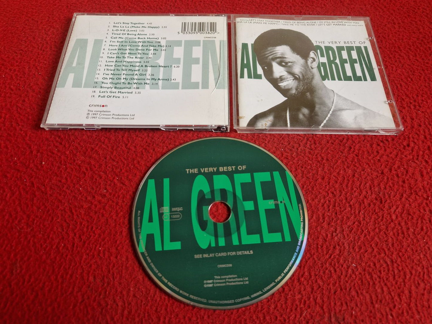 AL GREEN THE VERY BEST OF CD