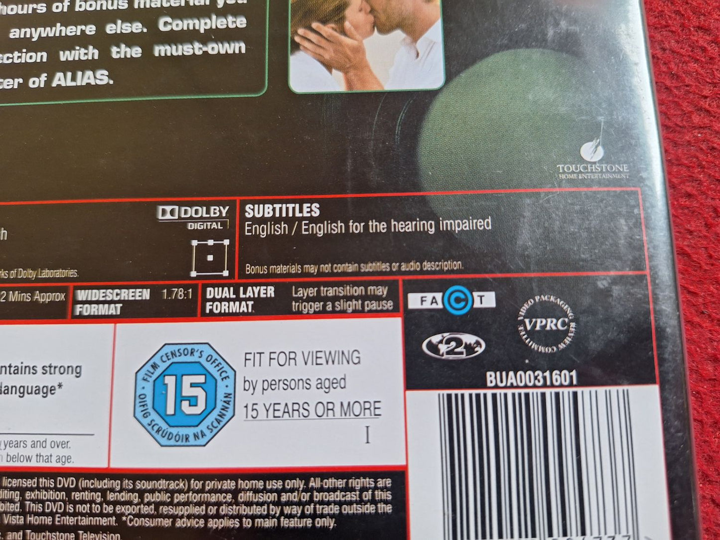 ALIAS SEASON 5 BOX DVD