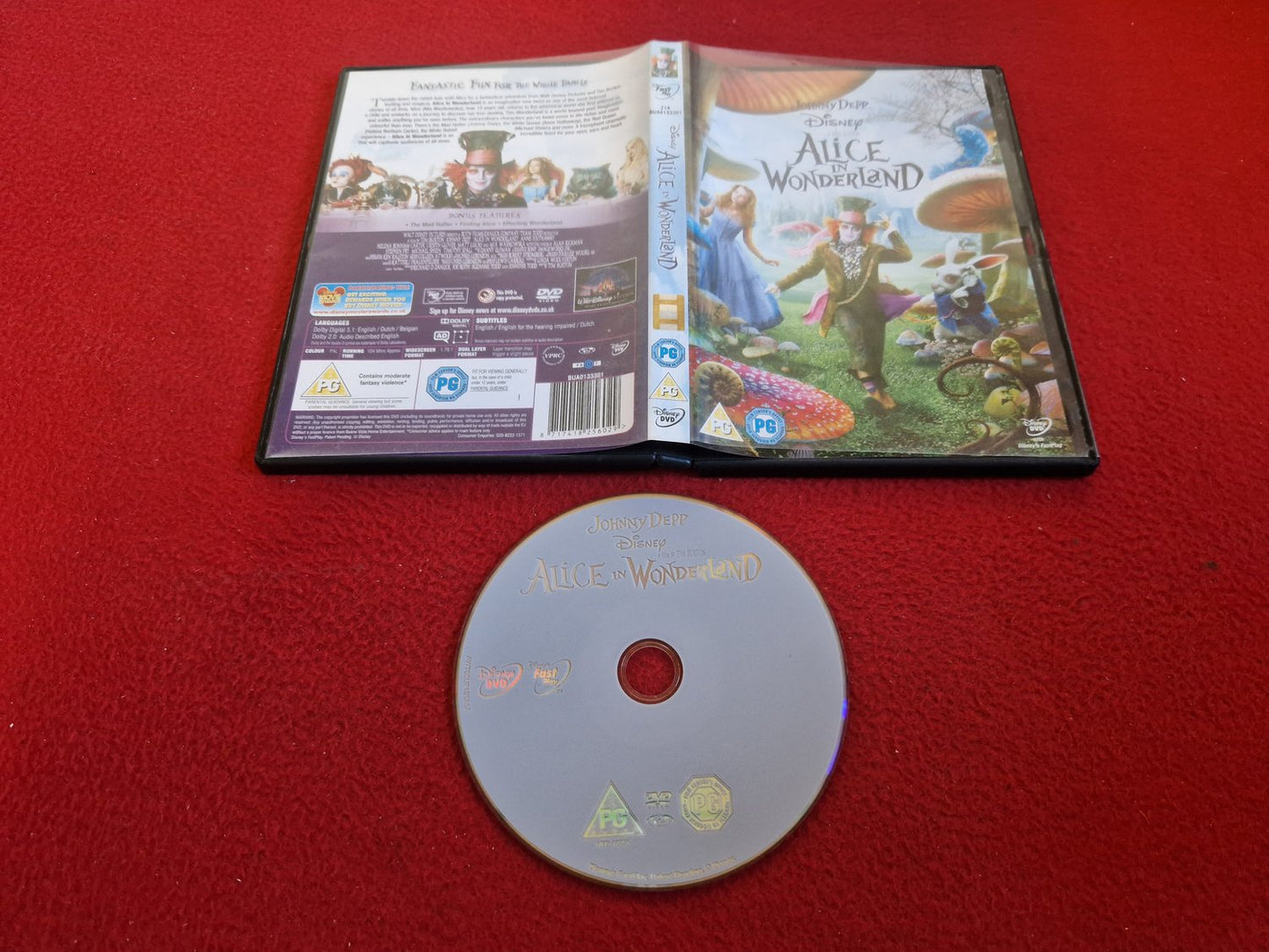 ALICE IN WONDERLAND DVD