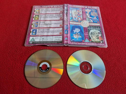 ALICE THROUGH LOOKING GLASS / BFG / WHELP! I'M A FISH /BACK TO SECRET GARDEN DVD