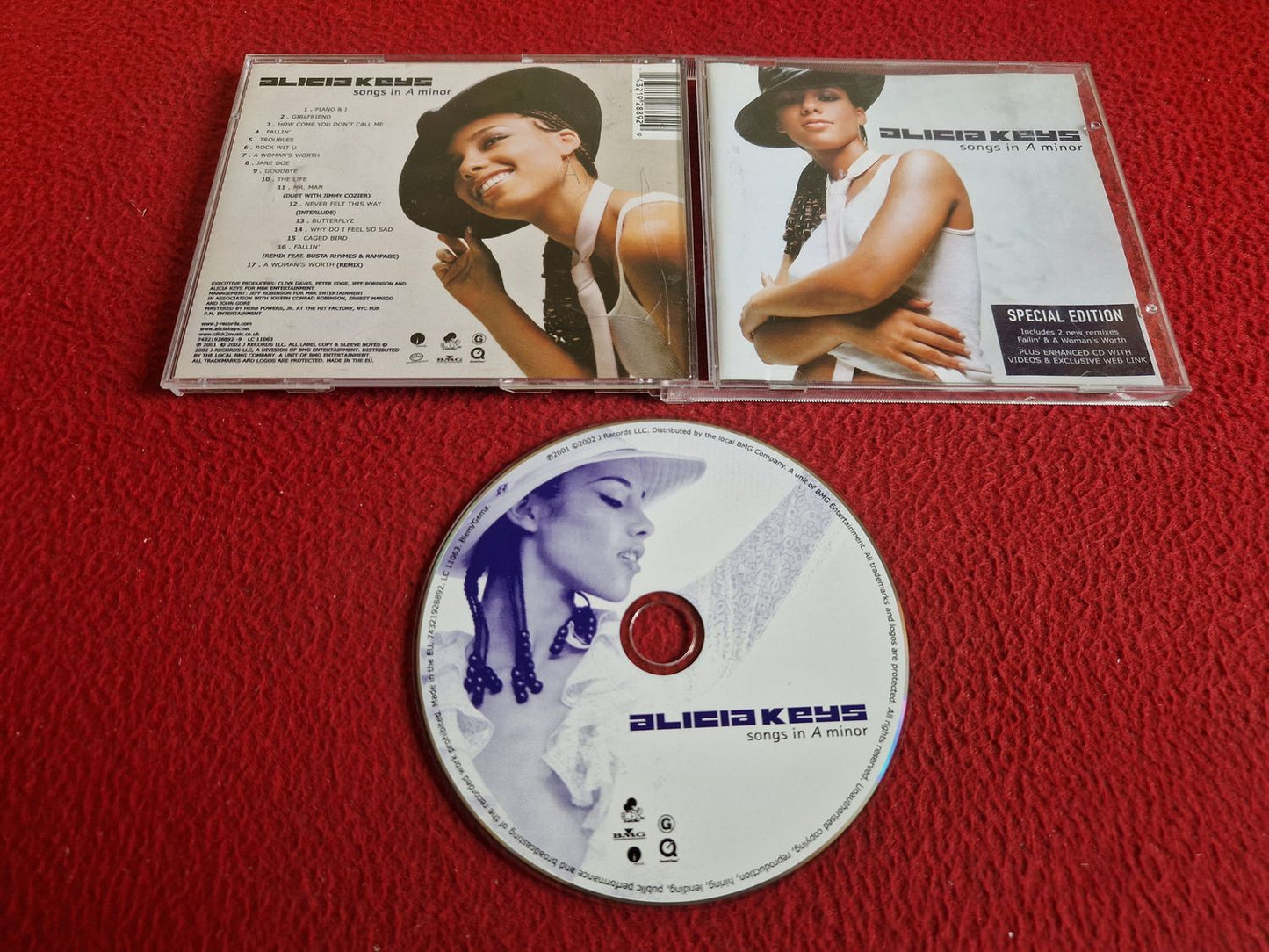 ALICIA KEYS SONGS IN A MINOR CD