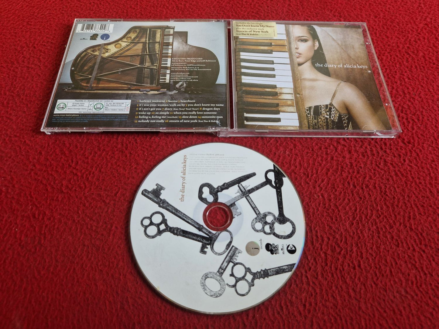 ALICIA KEYS THE DIARY OF CD