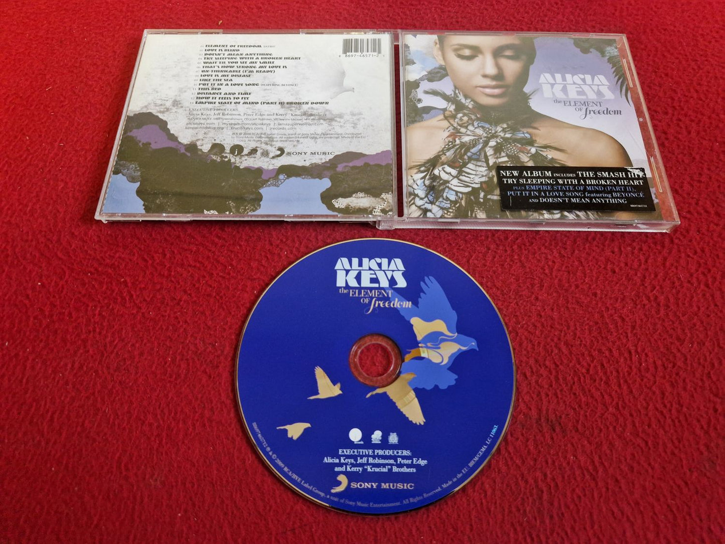 ALICIA KEYS THE ELEMENT OF FREEDOM CD