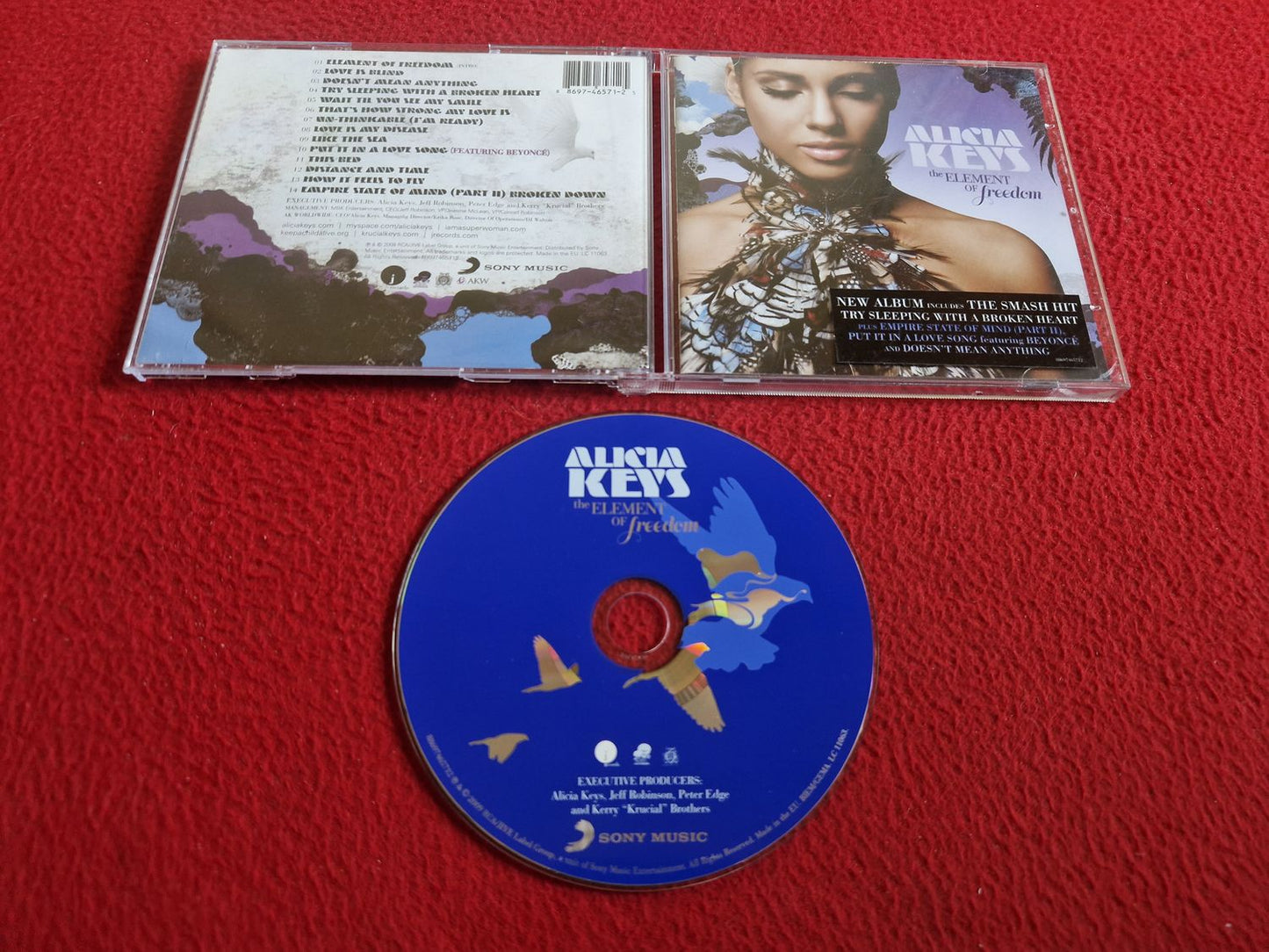 ALICIA KEYS THE ELEMENT OF FREEDOM CD