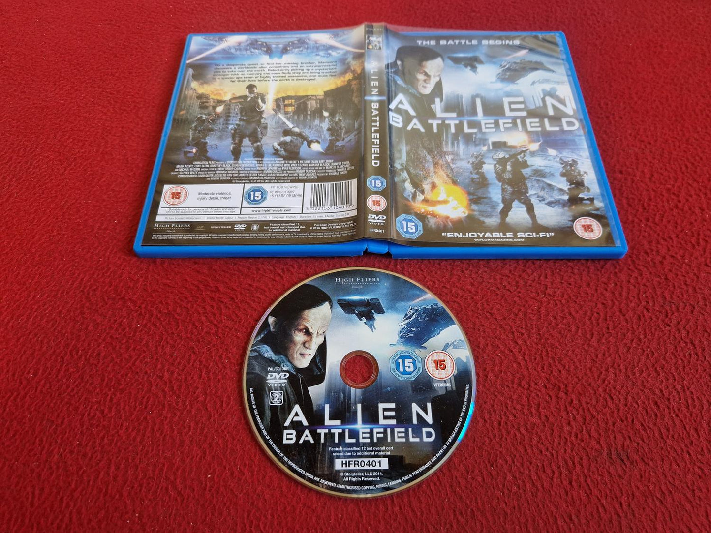 ALIEN BATTLEFIELD DVD