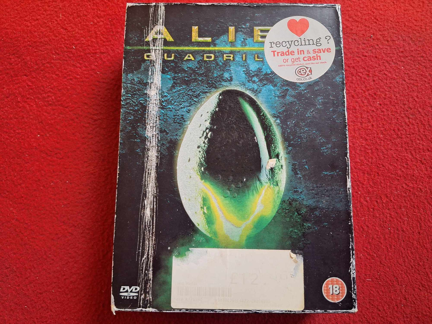 ALIEN QUADRILOGY - ALIEN / ALIENS / ALIEN 3 / ALIEN RESURRECTION BOX DVD