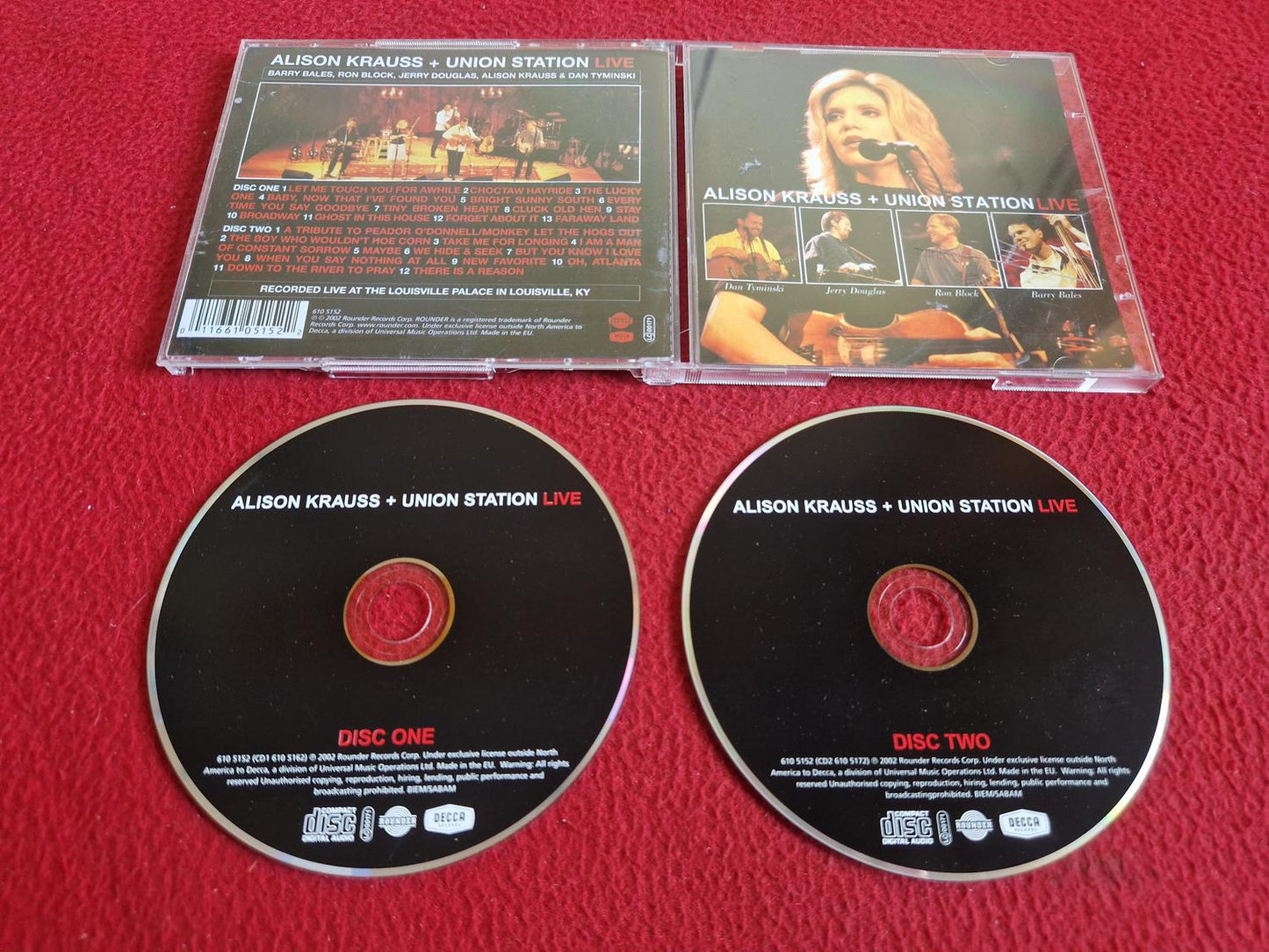 ALISON KRAUSS + UNION STATION LIVE CD