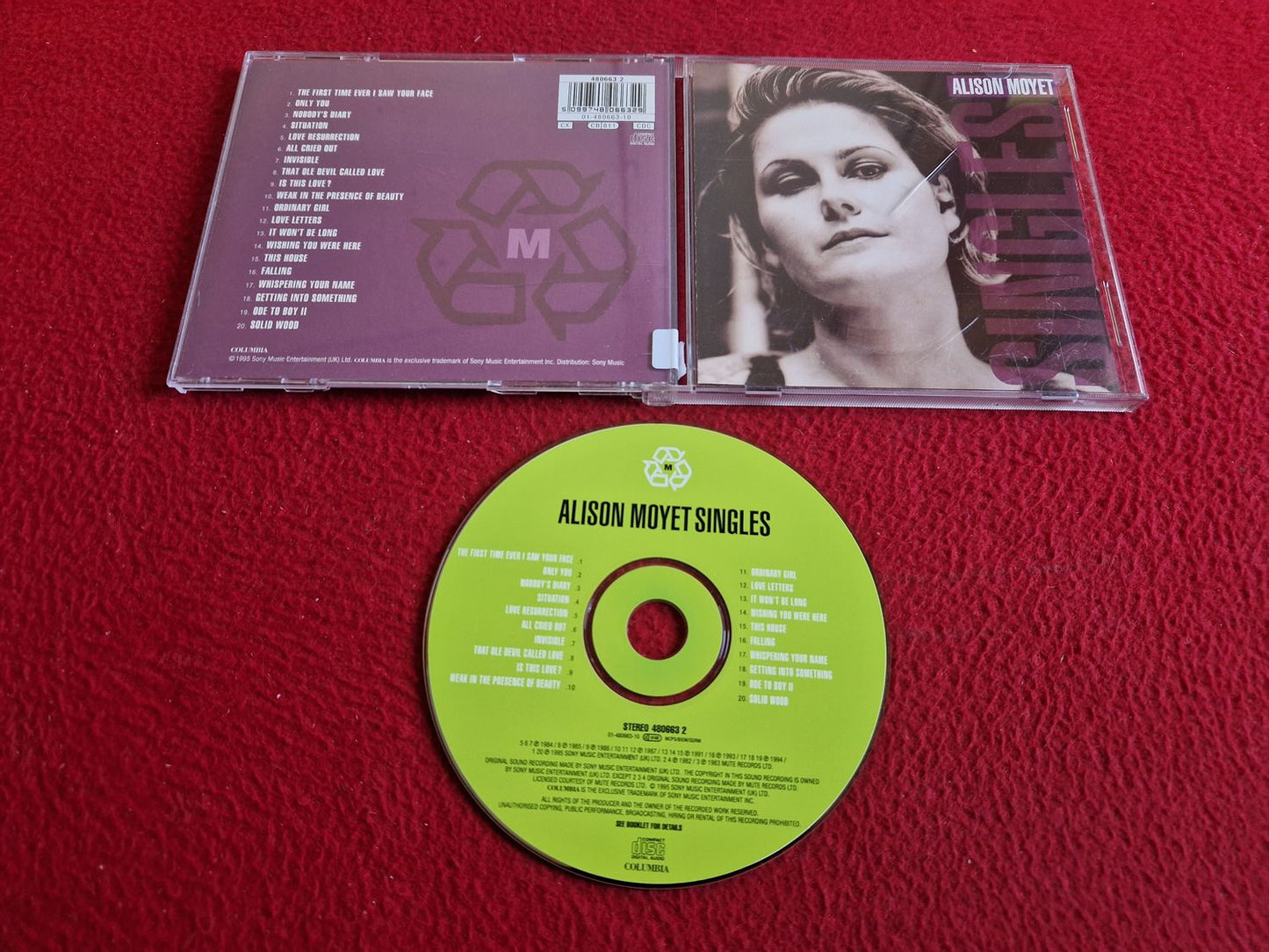 ALISON MOYET SINGLES CD