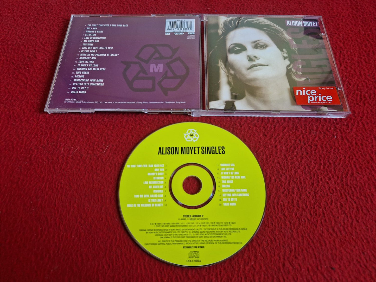 ALISON MOYET SINGLES CD
