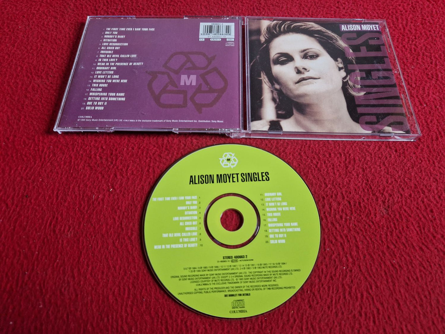 ALISON MOYET SINGLES CD