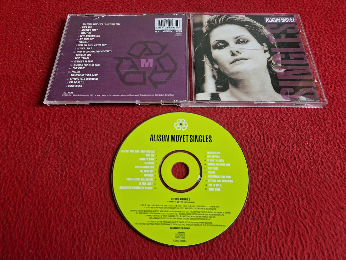 ALISON MOYET SINGLES CD