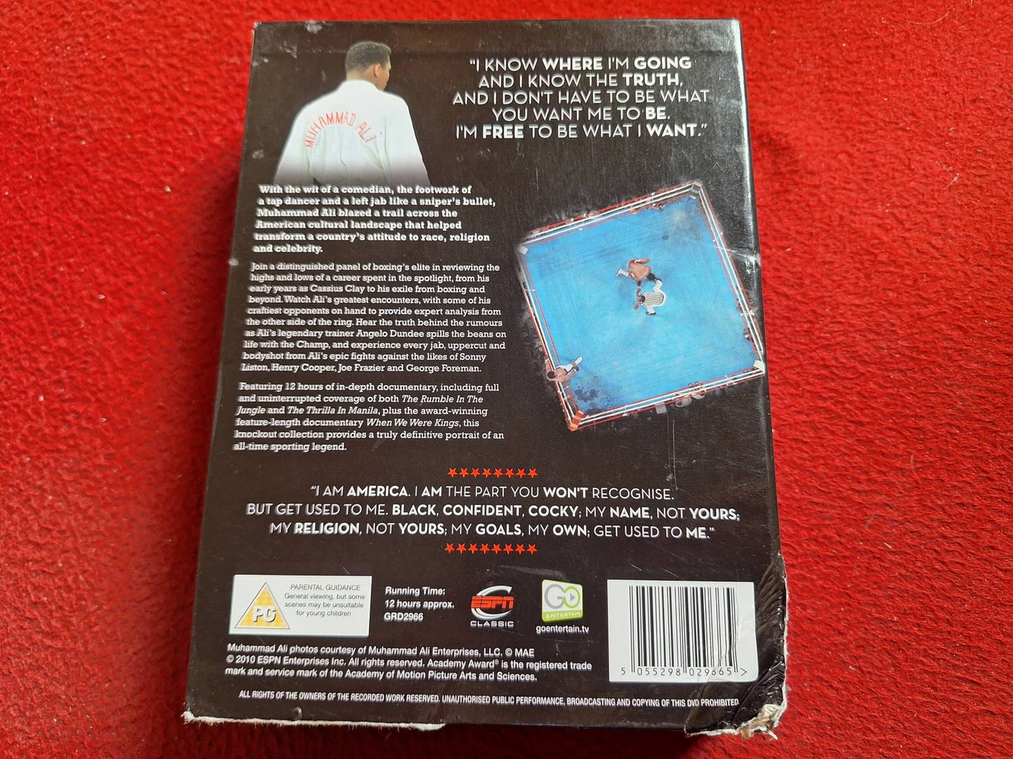 ALI THE GREATEST OF ALL TIME BOX DVD