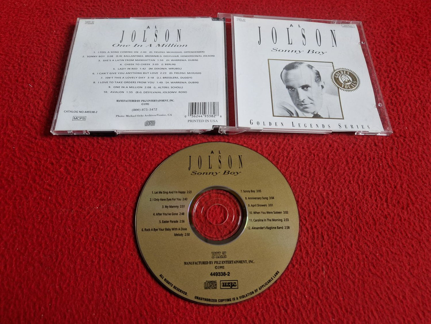 AL JOLSON SONNY BOY CD