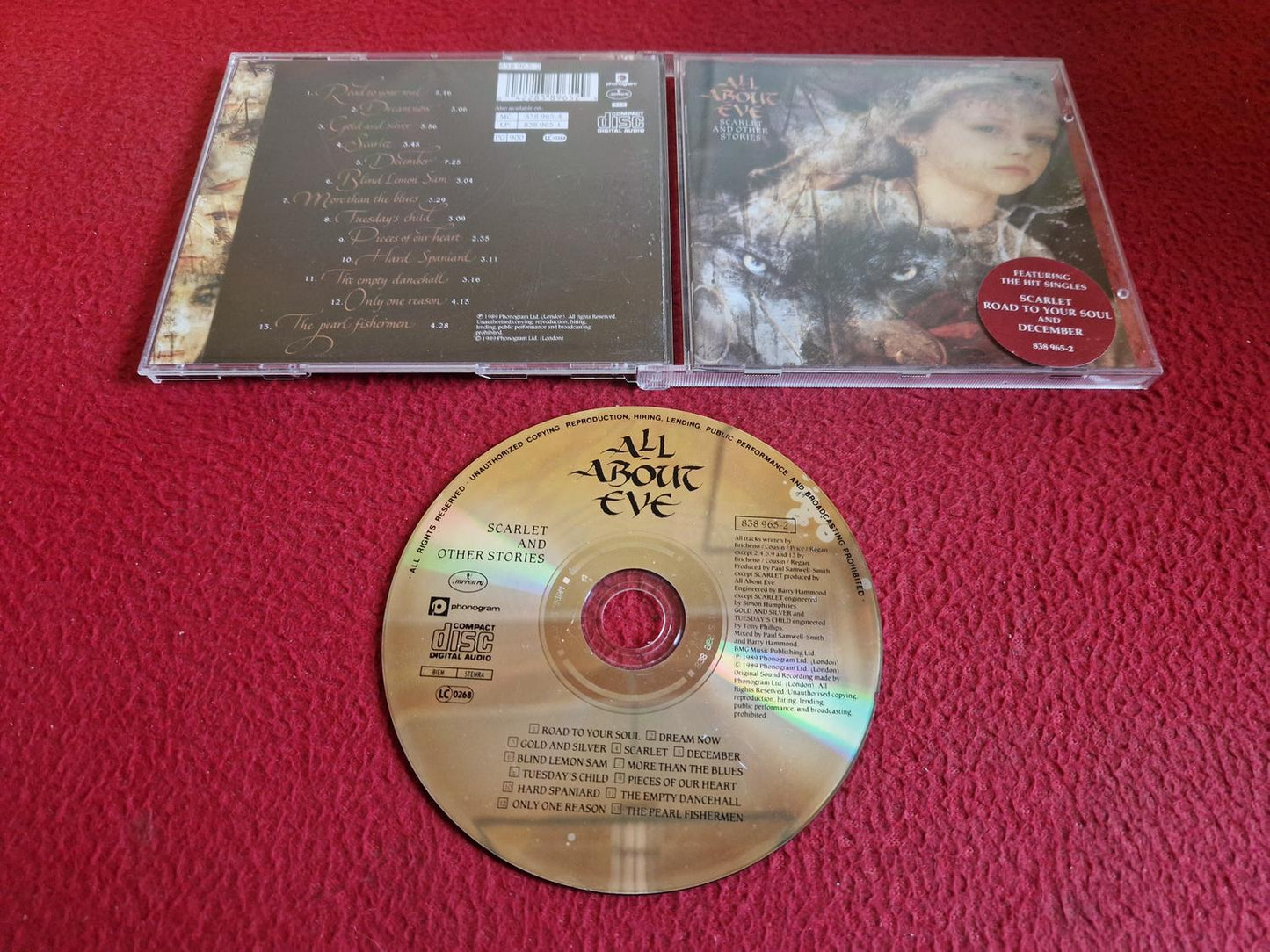 ALL ABOUT EVE SCARLET AND OTHER STORIES CD