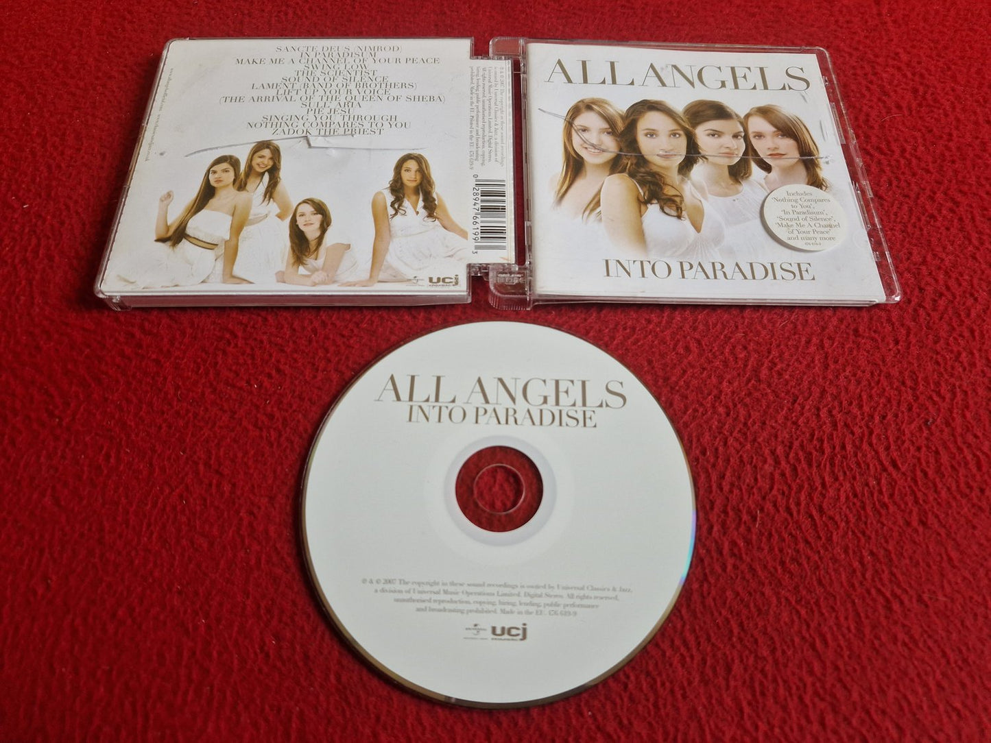 ALL ANGELS INTO PARADISE CD