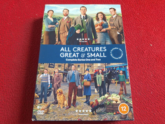 ALL CREATURES GREAT & SMALL SERIES 1 AND 2 BOX DVD