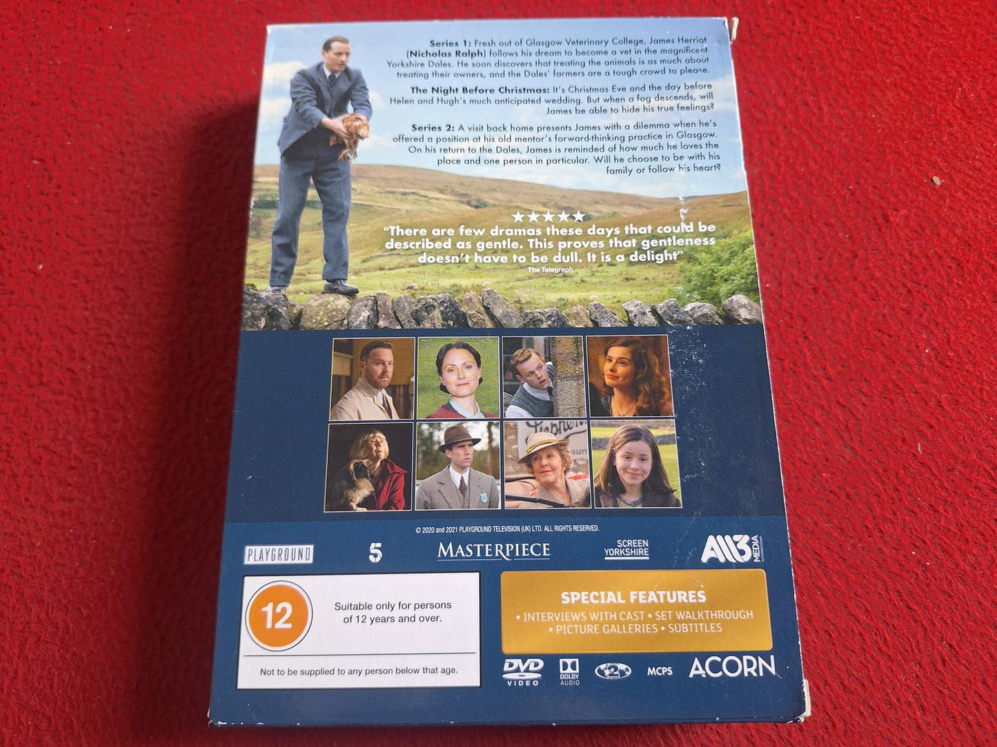 ALL CREATURES GREAT & SMALL SERIES 1 AND 2 BOX DVD