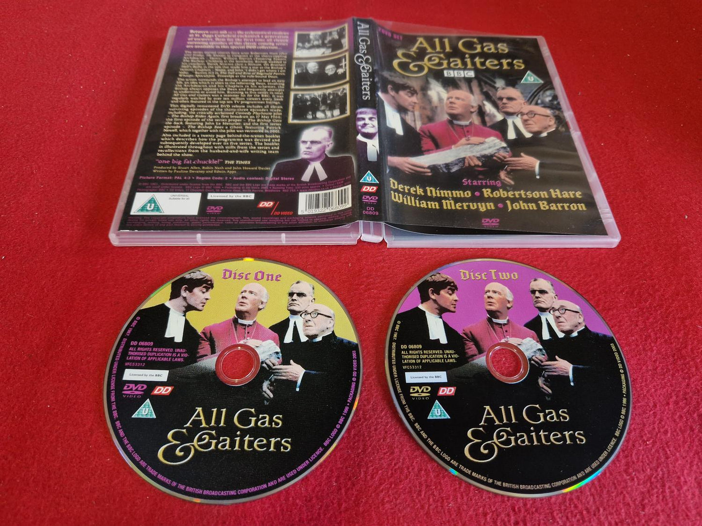 ALL GAS & GAITERS till DVD