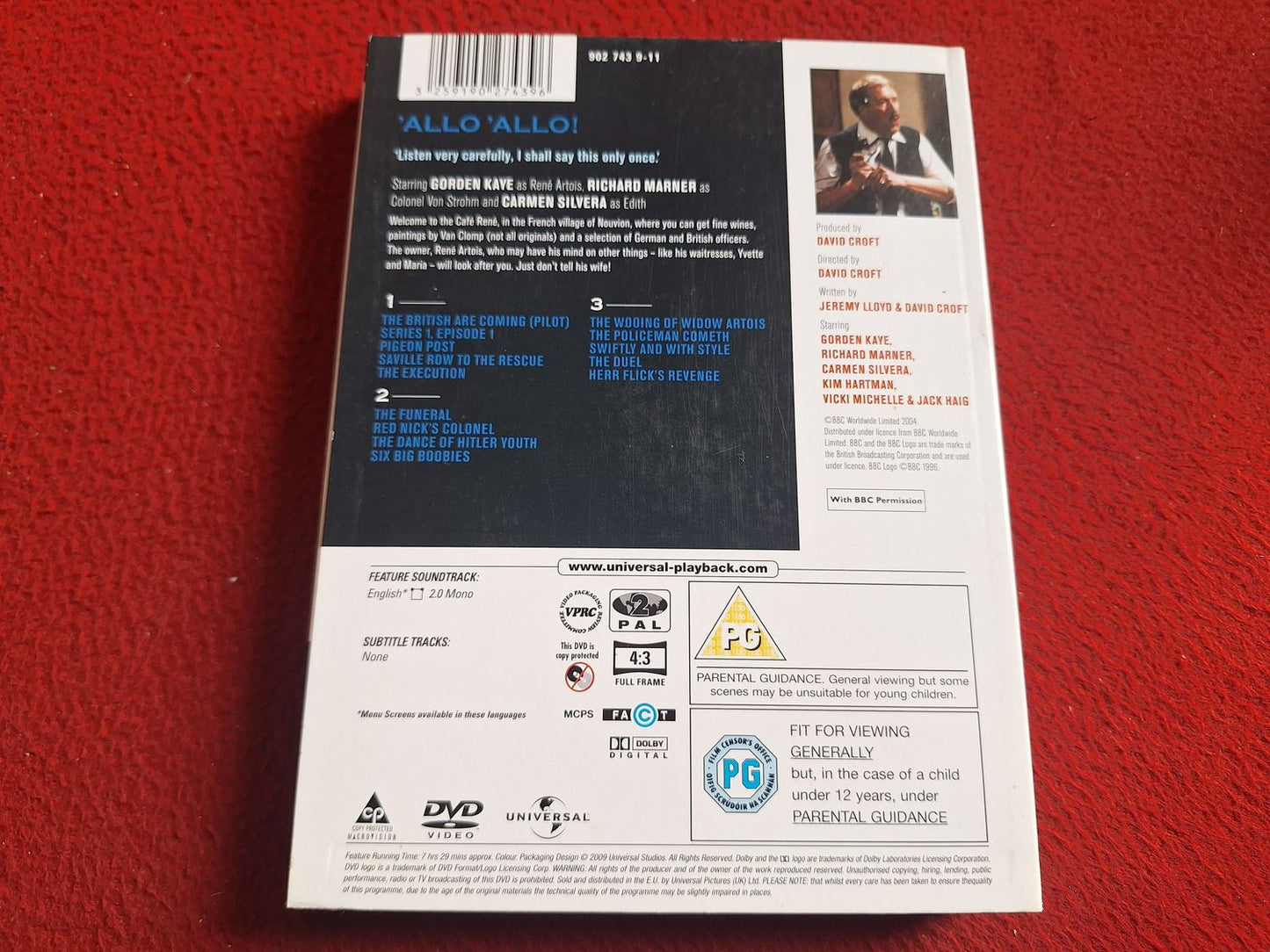 'ALLO 'ALLO! SERIES 1 & 2 BOX DVD