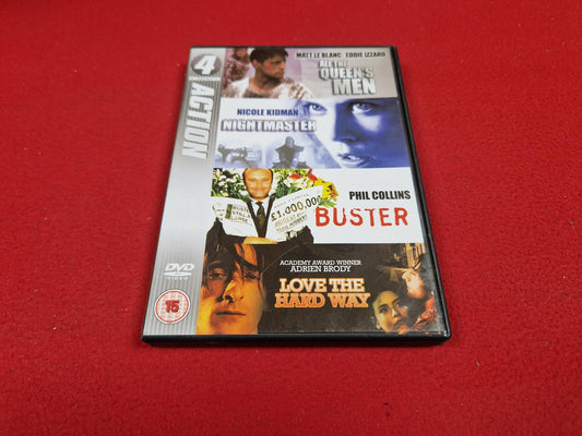 ALL THE QUEENS MEN / NIGHTMASTER / BUSTER / LOVE THE HARD WAY BOX till DVD