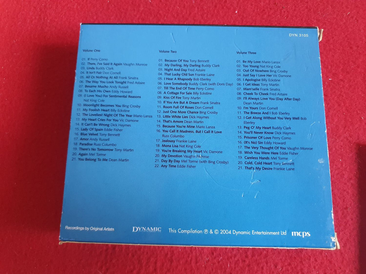 ALL-TIME CROONERS BOX till CD