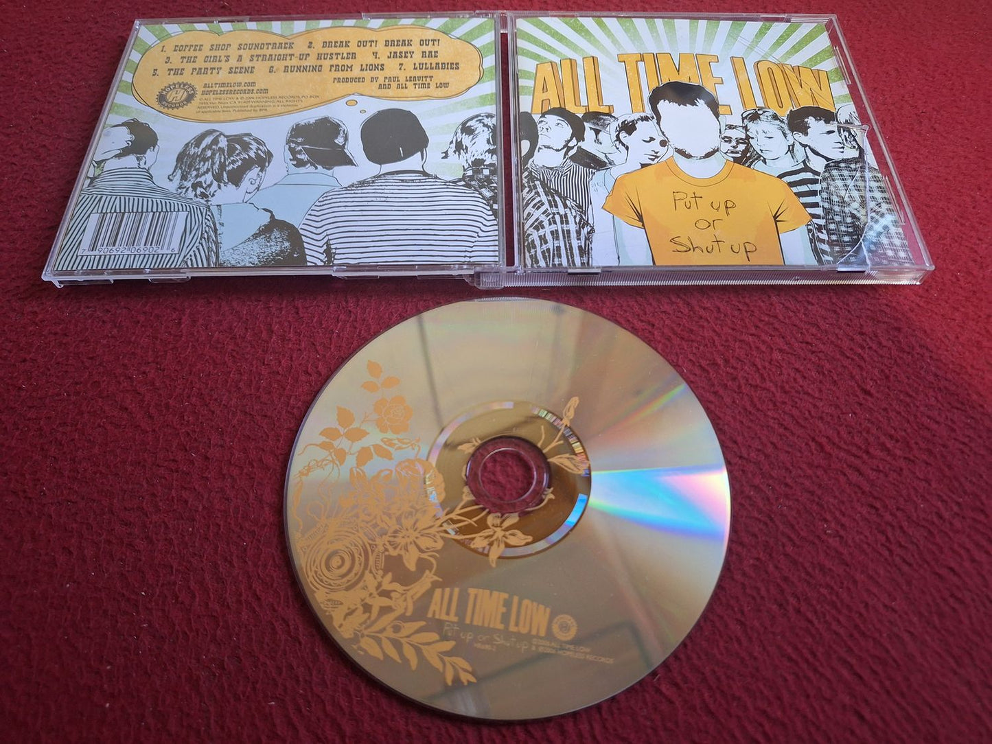 ALL TIME LOW PUT UP OR SHUT UP CD