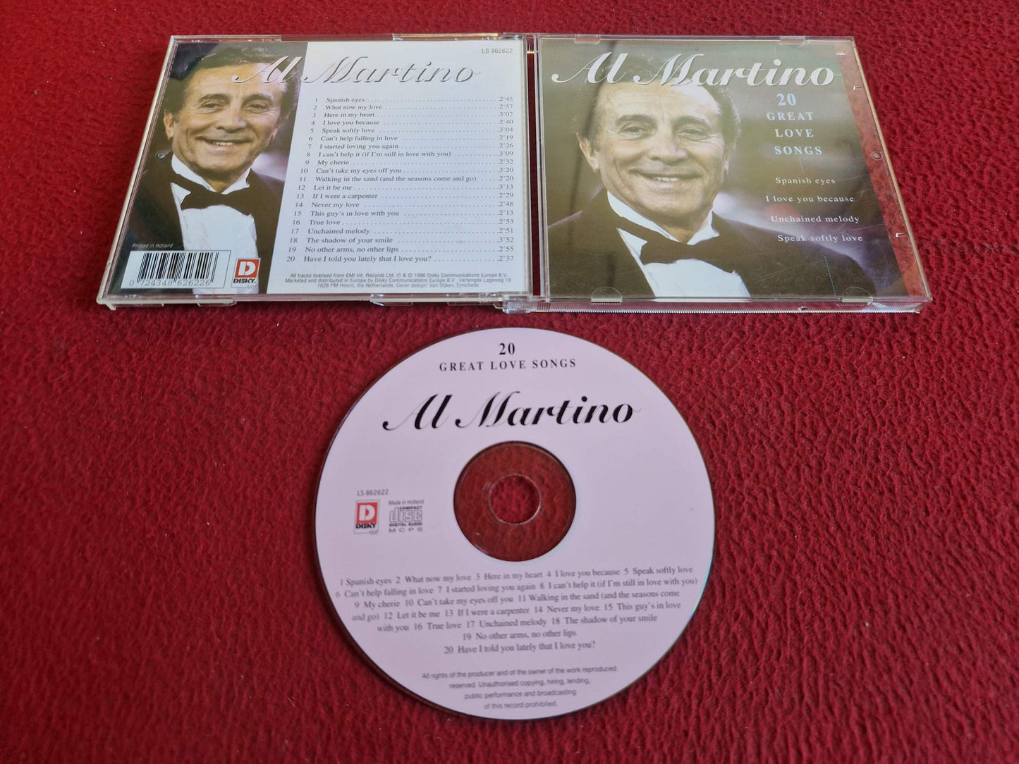 AL MARTINO 20 GREAT LOVE SONGS CD