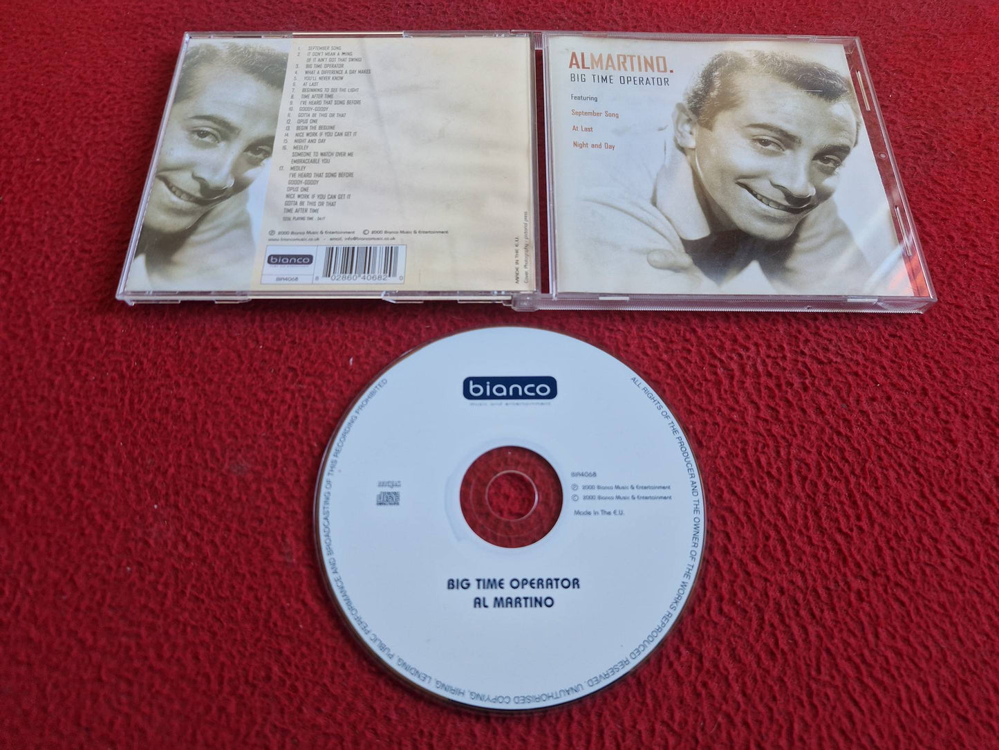 AL MARTINO BIG TIME OPERATOR CD