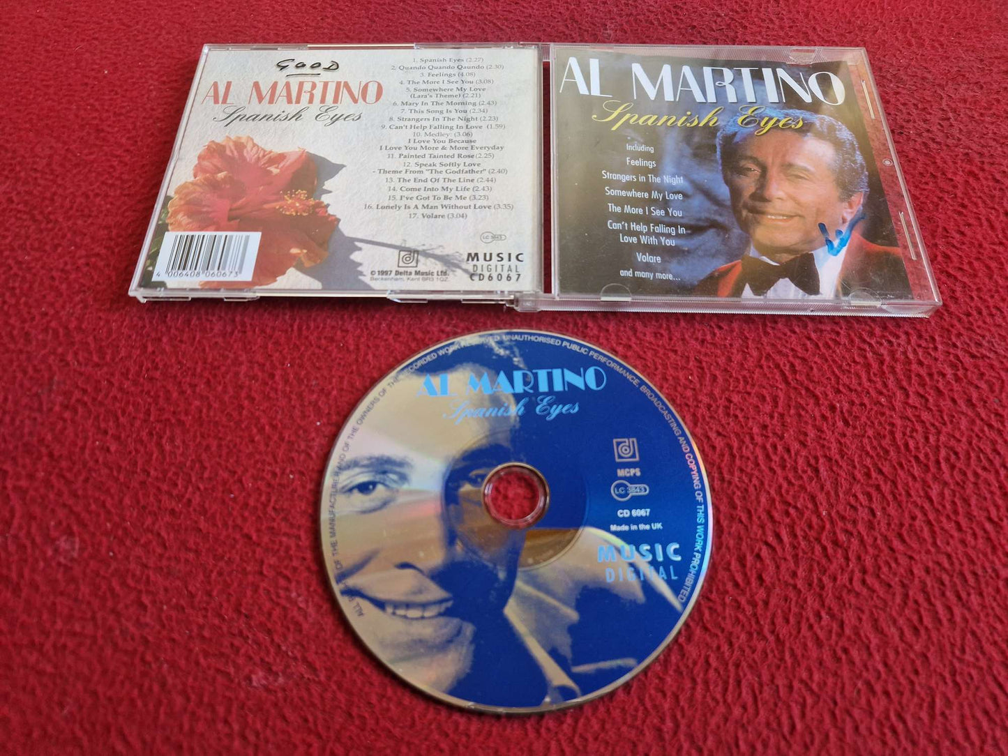 AL MARTINO SPANISH EYES CD