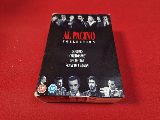 AL PACINO SCARFACE / CARLITO'S WAY / SEA OF LOVE / SCENT OF A WOMAN BOX till DVD