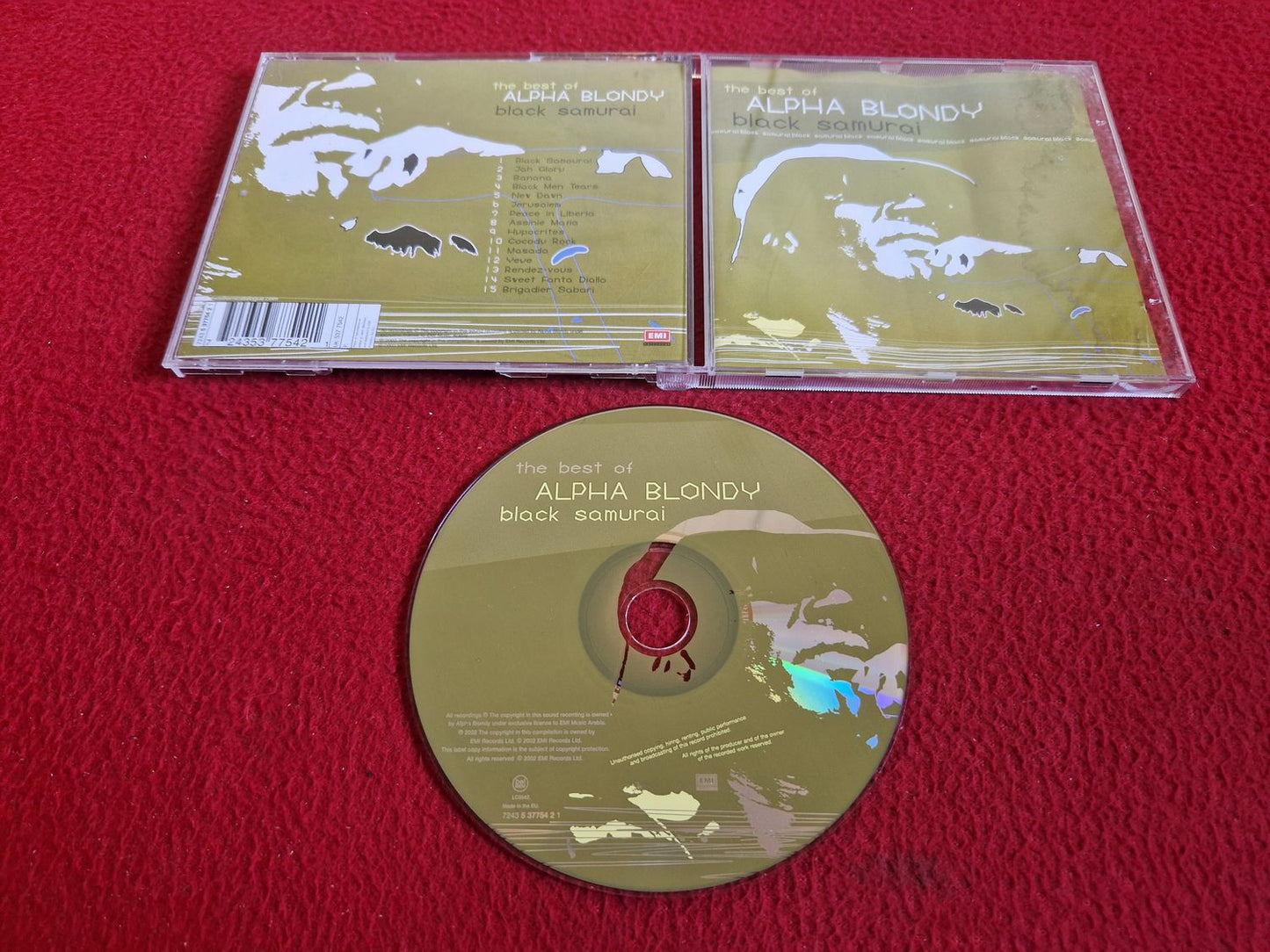 ALPHA BLONDY BLACK SAMURAI THE BEST OF CD